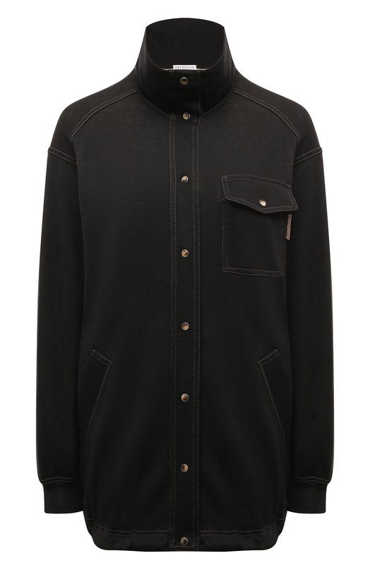 Где купить Куртка из хлопка и шелка Brunello Cucinelli Brunello Cucinelli