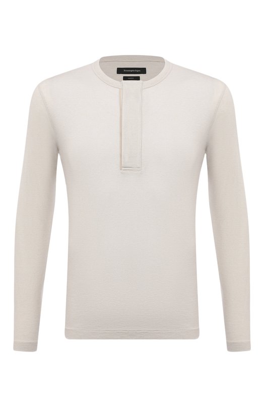 Где купить Лонгслив из хлопка и кашемира Zegna Zegna