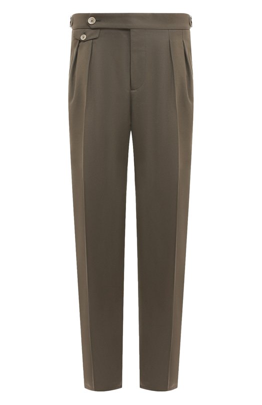 Где купить Брюки из хлопка и шерсти Brunello Cucinelli Brunello Cucinelli