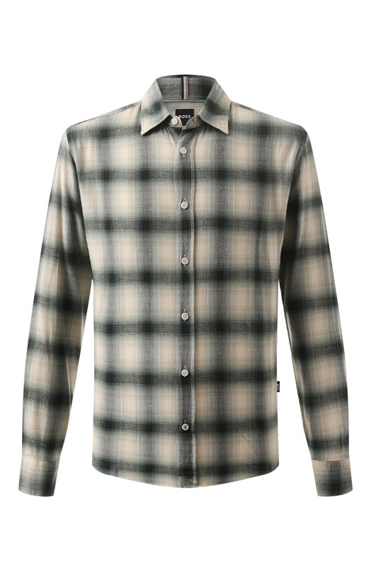 Где купить Рубашка из хлопка и вискозы BOSS Boss Hugo Boss