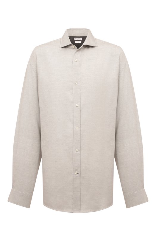 Где купить Хлопковая рубашка Brunello Cucinelli Brunello Cucinelli