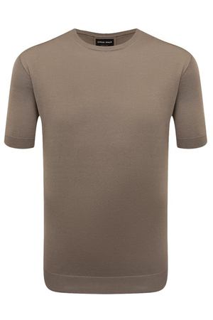 Джемпер из шелка и хлопка Giorgio Armani
