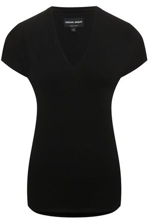 Футболка из вискозы и кашемира Giorgio Armani