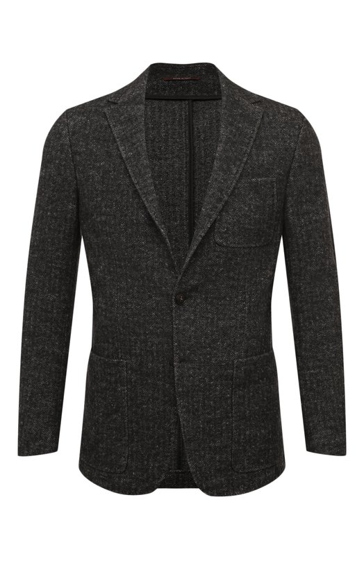 Где купить Пиджак из шерсти и хлопка Canali Canali 