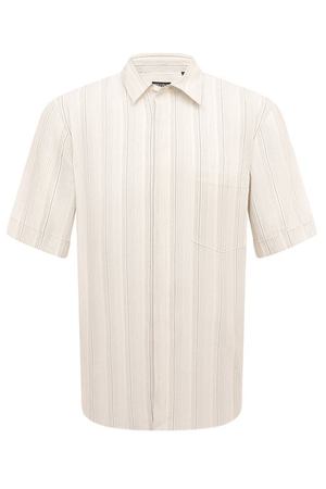 Рубашка изо льна и шелка Zegna