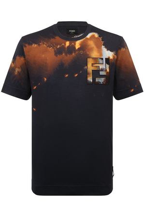 Хлопковая футболка Fendi