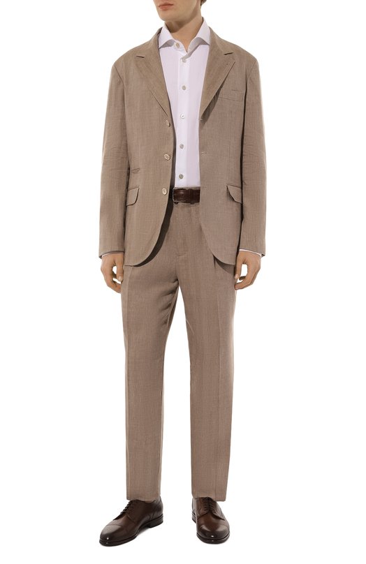 Где купить Костюм изо льна и шерсти Brunello Cucinelli Brunello Cucinelli