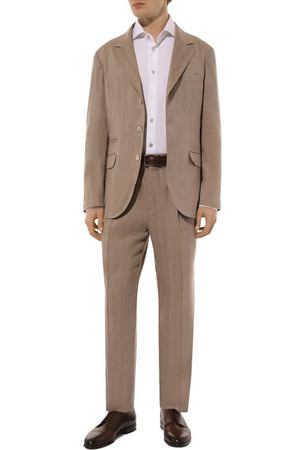 Костюм изо льна и шерсти Brunello Cucinelli