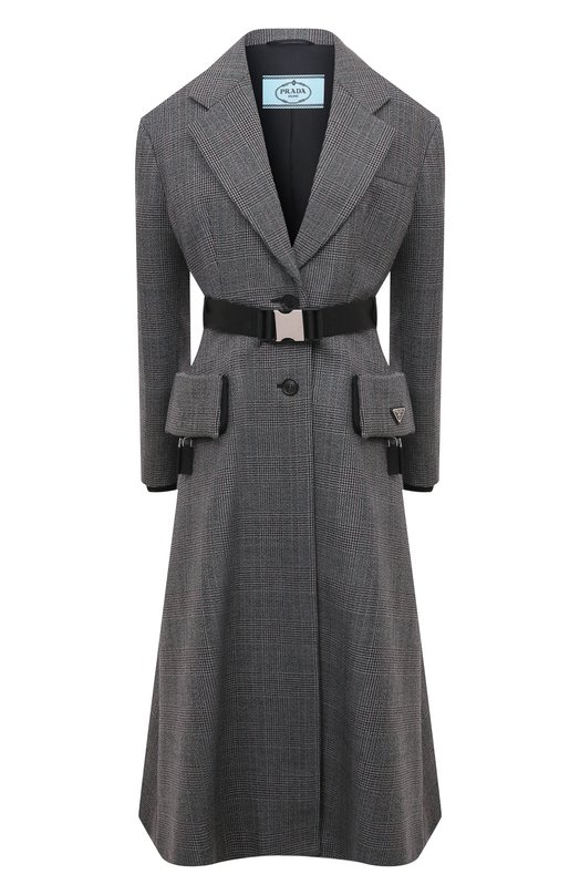 Где купить Шерстяное пальто Prada Prada