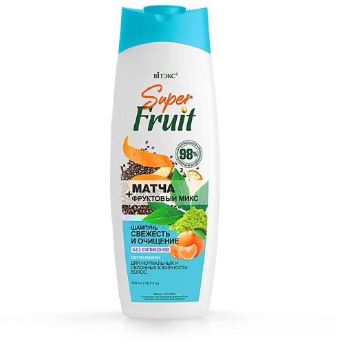 Где купить ВИТЭКС SuperFRUIT Шампунь для волос Матча + фруктовый микс Свежесть и очищение 1000.0 Витэкс