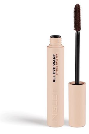 INGLOT Тушь для ресниц All eye want brown