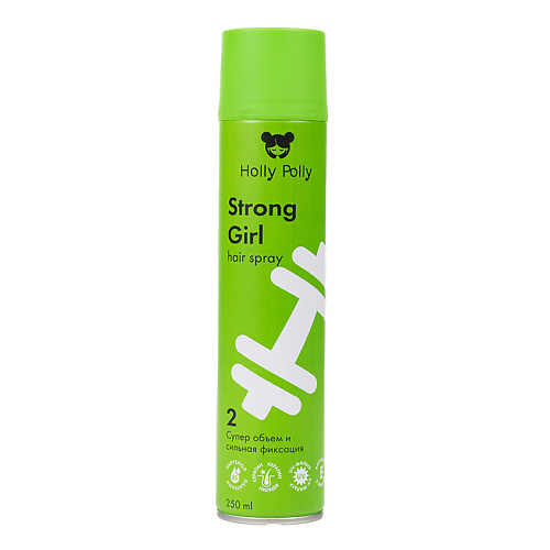 Где купить HOLLY POLLY Лак для волос Strong Girl Супер Объем и Сильная Фиксация Holly Polly