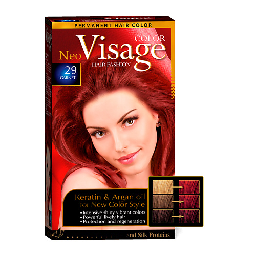 Где купить VISAGE COLOR HAIR FASHION Краска для волос Intensive Red 34 Visage Color Hair Fashion