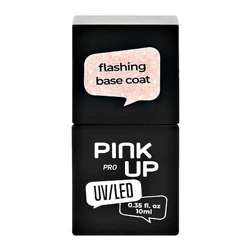 Где купить PINK UP Светоотражающая база для ногтей UV/LED PRO flashing base coat Pink Up