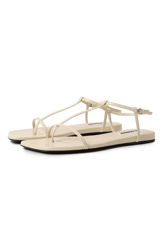 Где купить Кожаные сандалии Jil Sander Jil Sander