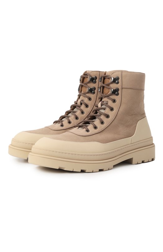 Где купить Кожаные ботинки Brunello Cucinelli Brunello Cucinelli