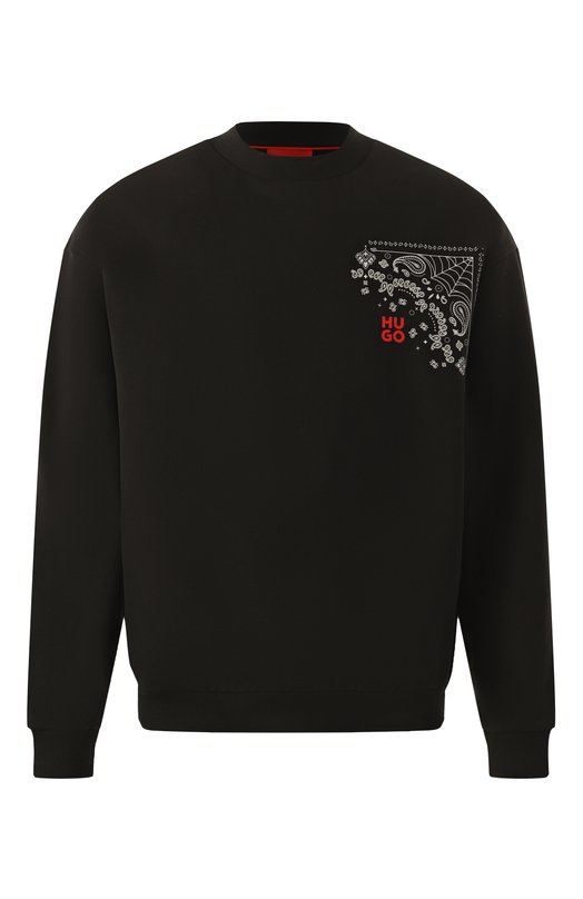 Где купить Хлопковый свитшот HUGO Hugo Hugo Boss