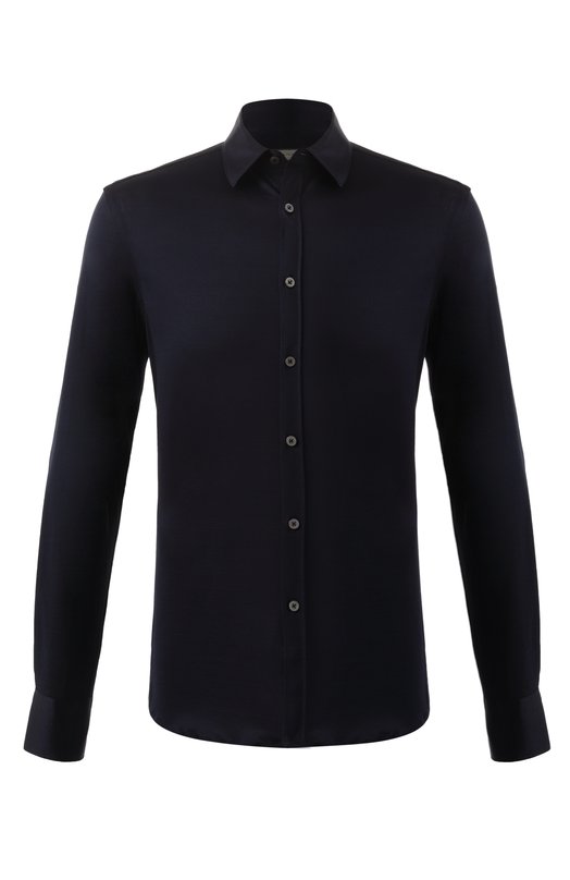 Где купить Хлопковая рубашка Canali Canali