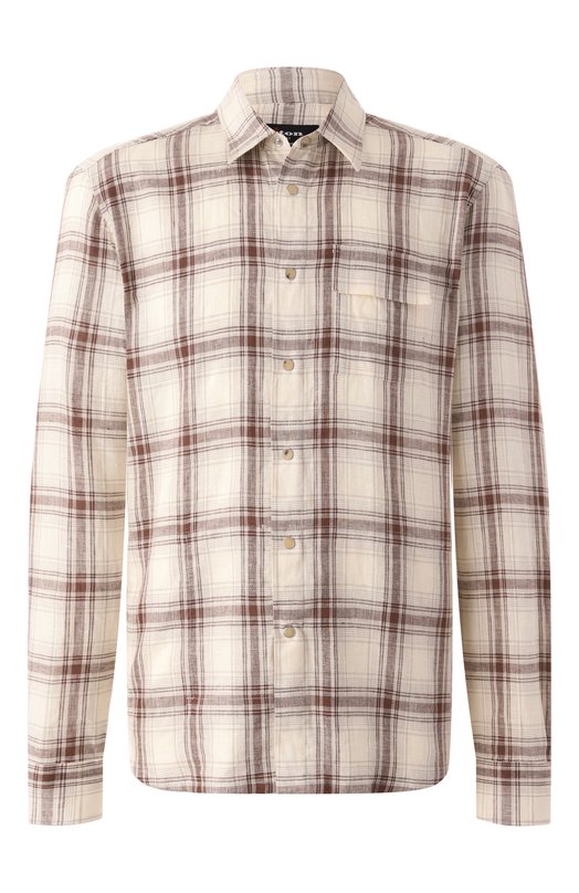Где купить Льняная рубашка Kiton Kiton