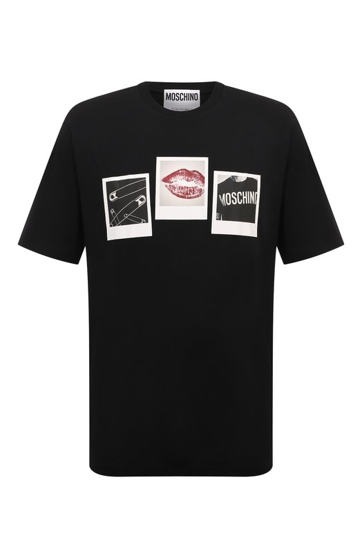 Где купить Хлопковая футболка Moschino Moschino