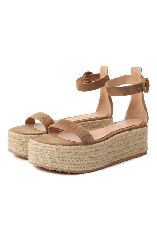 Где купить Замшевые босоножки Seville 40 Gianvito Rossi Gianvito Rossi