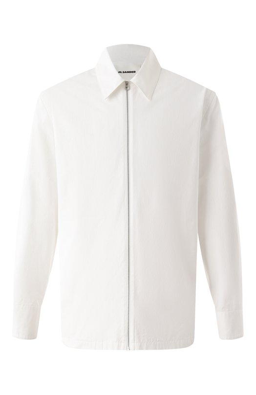 Где купить Хлопковая куртка-рубашка Jil Sander Jil Sander
