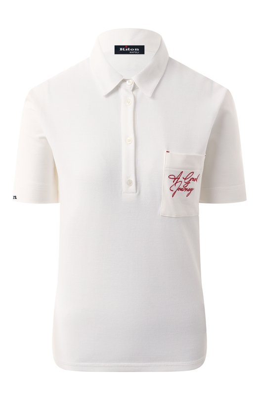 Где купить Хлопковое поло Kiton Kiton