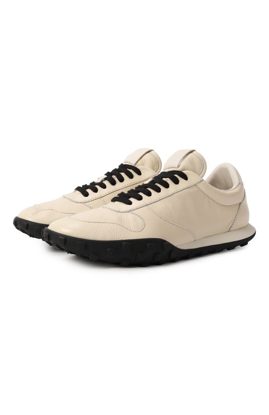 Где купить Кожаные кроссовки Moon Jil Sander Jil Sander
