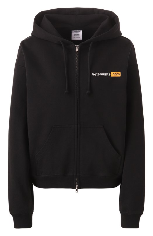 Где купить Хлопковая толстовка VETEMENTS Vetements