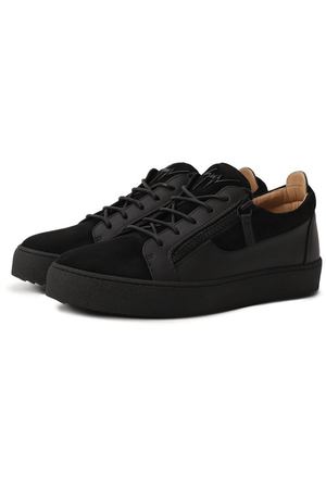 Кожаные кеды Frankie Giuseppe Zanotti Design