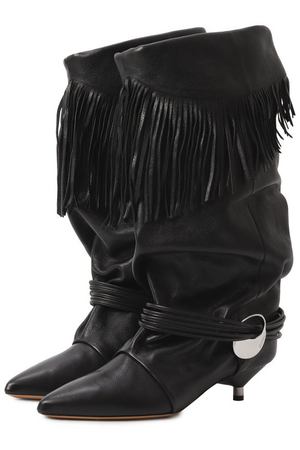 Кожаные сапоги Elten Isabel Marant