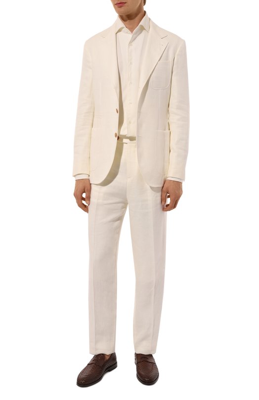 Где купить Костюм изо льна и шерсти Brunello Cucinelli Brunello Cucinelli 