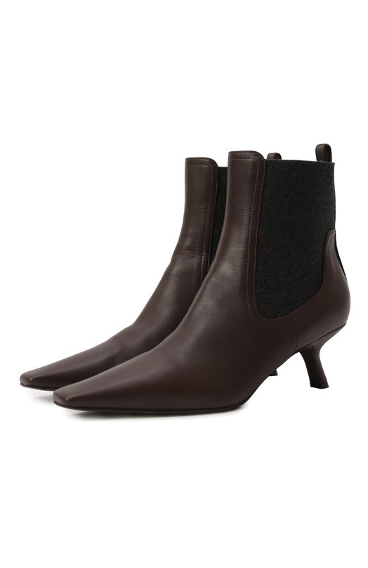 Где купить Кожаные ботильоны Brunello Cucinelli Brunello Cucinelli