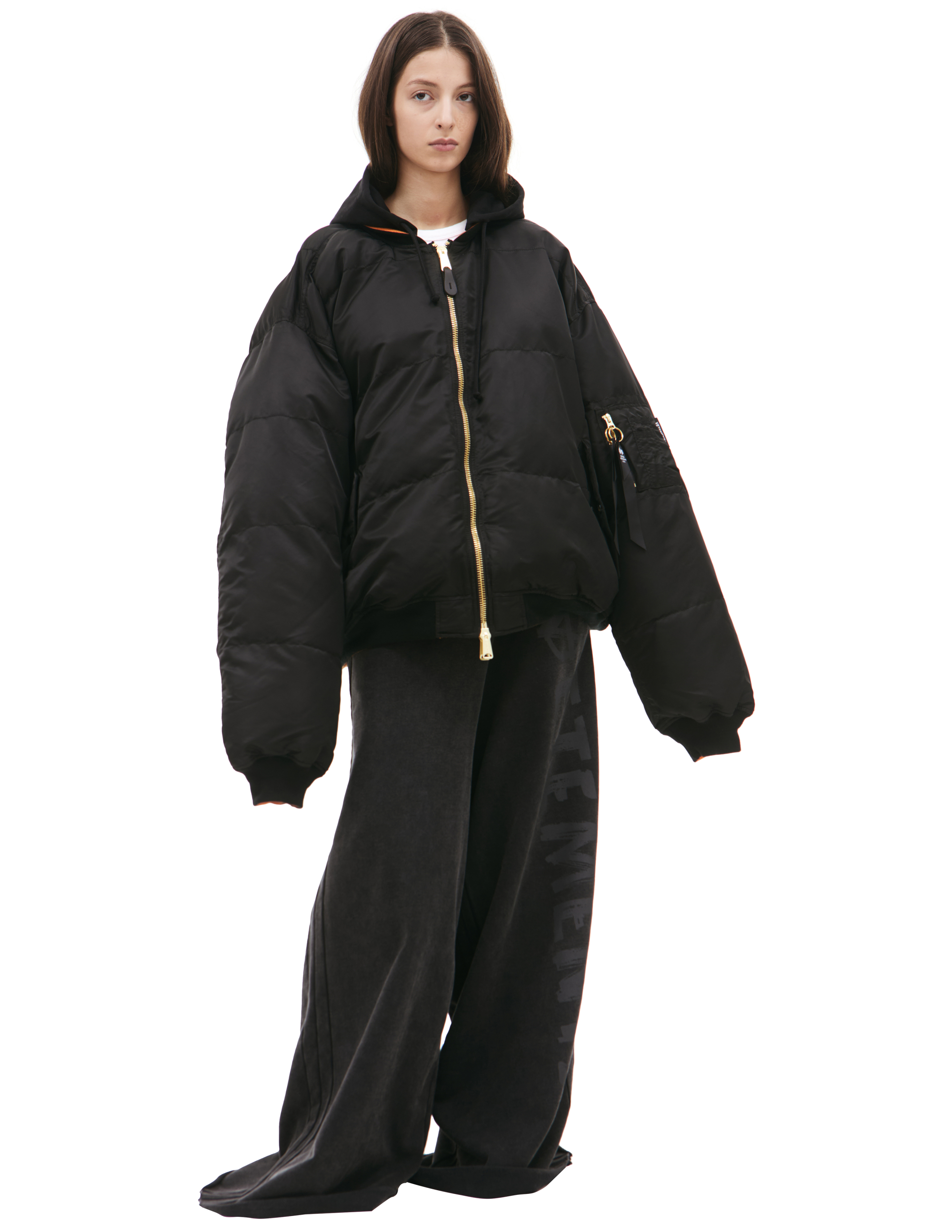 Где купить Двусторонняя куртка VETEMENTS x Alpha Industries Vetements 