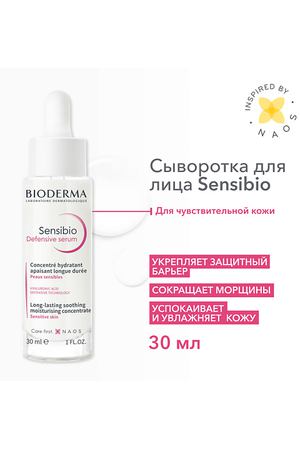 BIODERMA Успокаивающая сыворотка для чувствительной кожи лица Sensibio Defensive 30.0