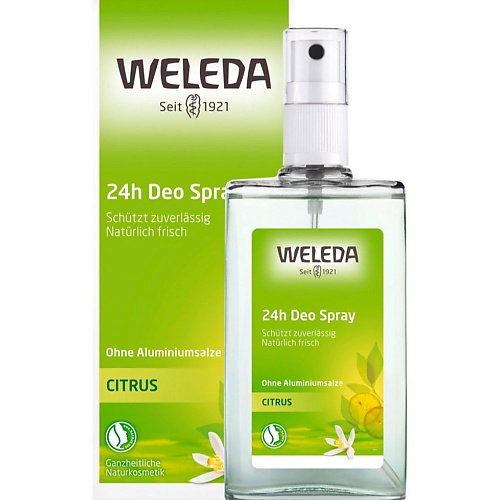 Где купить WELEDA Натуральный цитрусовый дезодорант-спрей Citrus 100.0 Weleda