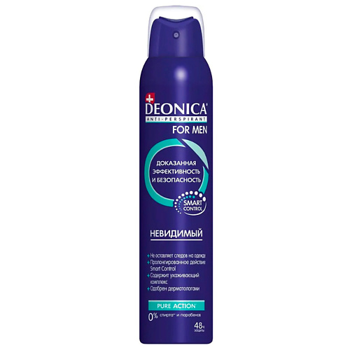 Где купить Deonica DEONICA FOR MEN Антиперспирант невидимый 200.0 Deonica