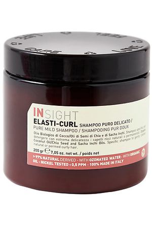 INSIGHT PROFESSIONAL Увлажняющий шампунь-воск для кудрявых волос ELASTI-CURL Pure mild shampoo