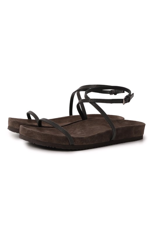 Где купить Кожаные сандалии Brunello Cucinelli Brunello Cucinelli