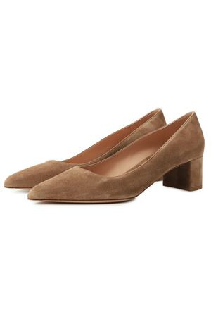 Замшевые туфли Piper 45 Gianvito Rossi