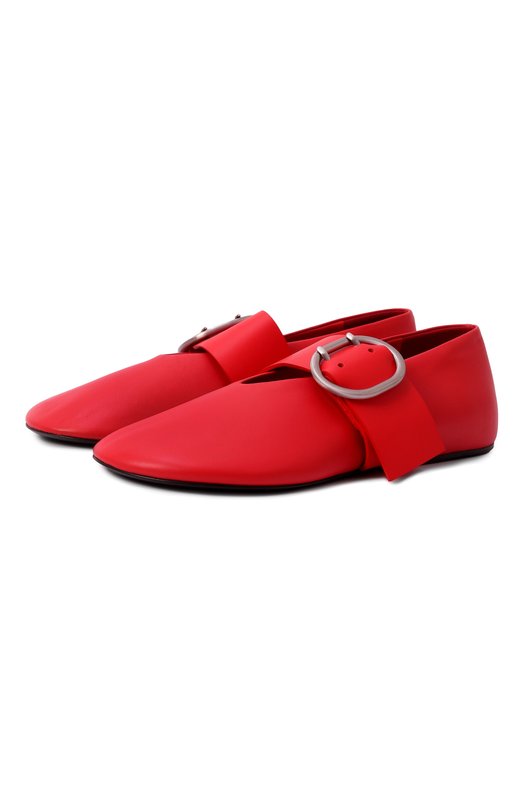 Где купить Кожаные балетки Jil Sander Jil Sander