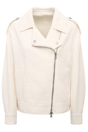Куртка из хлопка и льна Brunello Cucinelli