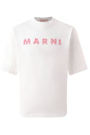 Хлопковая футболка Marni