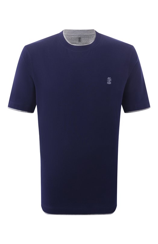 Где купить Хлопковая футболка Brunello Cucinelli Brunello Cucinelli