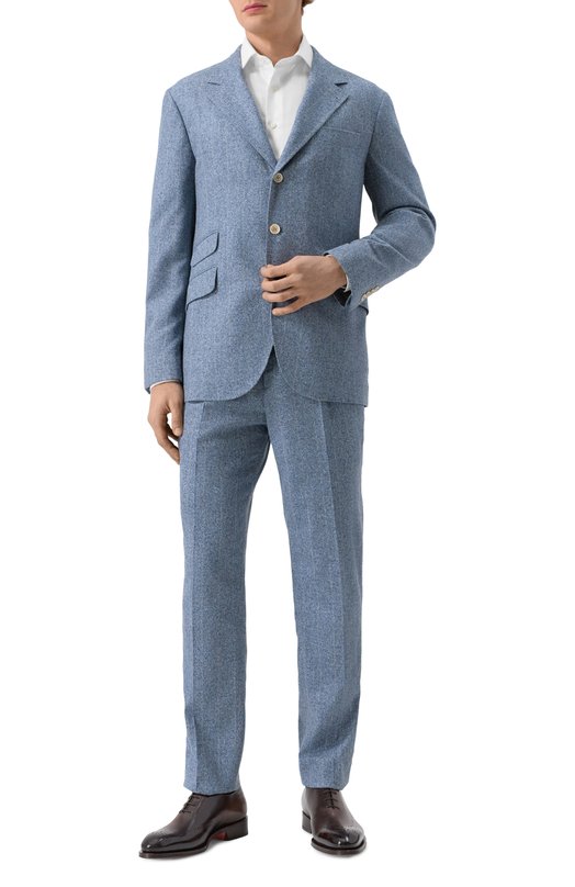 Где купить Костюм из шелка и шерсти Brunello Cucinelli Brunello Cucinelli