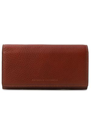 Кожаное портмоне Brunello Cucinelli