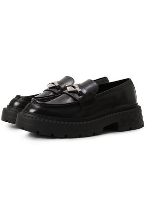 Кожаные лоферы Marlow Diamond Jimmy Choo