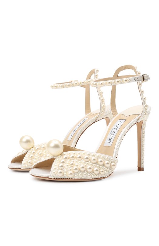 Где купить Текстильные босоножки Sacora 100 Jimmy Choo Jimmy Choo