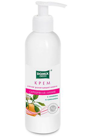 DOMIX GREEN Крем для ног, размягчающий мозоли с лимоном, ланолином и наносеребром 200.0