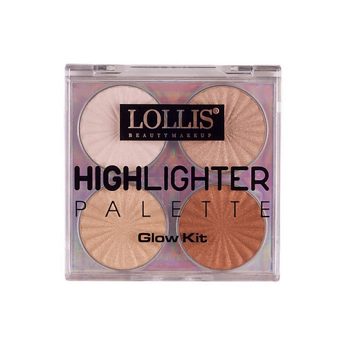 Где купить LOLLIS Хайлайтер для лица Highlighter Palette Glow Kit LOLLIS